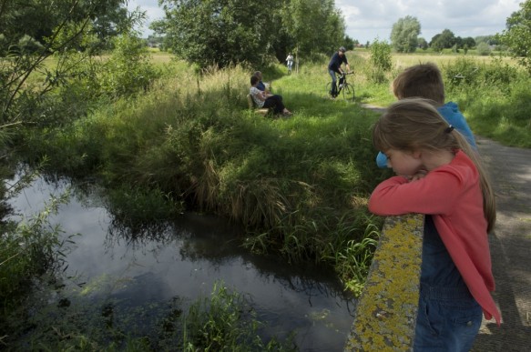 Wandelen langs de Kale.