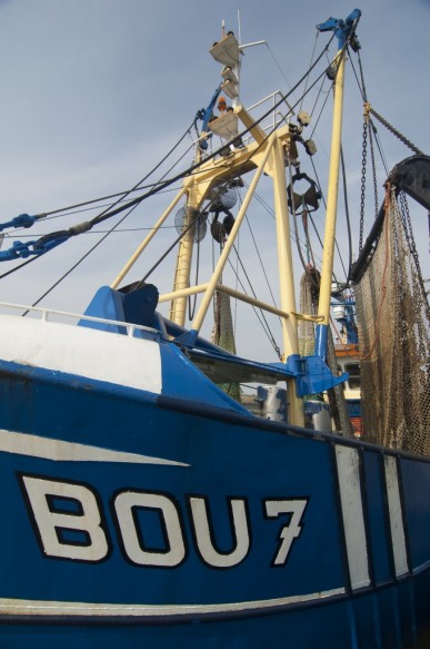 Vissersboot op de Westerschelde