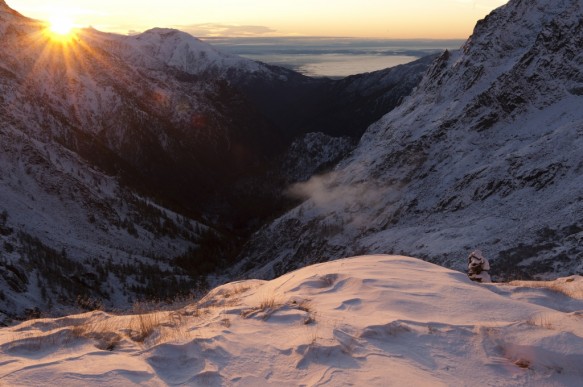 Italiaanse Alpen.