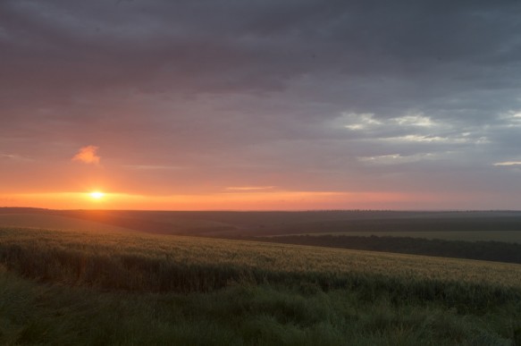 Zonsopkomst in Bulgarije.