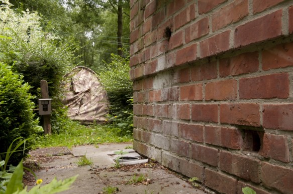 schuilhut en wildcamera
