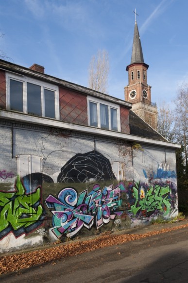 Graffiti te Doel.