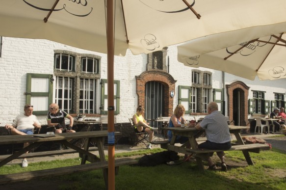 Op het terras