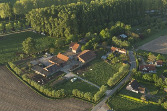 Boerderij op oud fort.