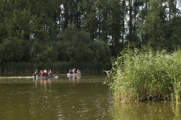 Boottocht op kreek.