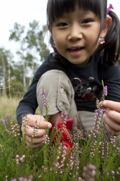 Kind in de natuur