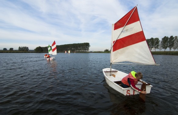 Zeilen op de Boerekreek.
