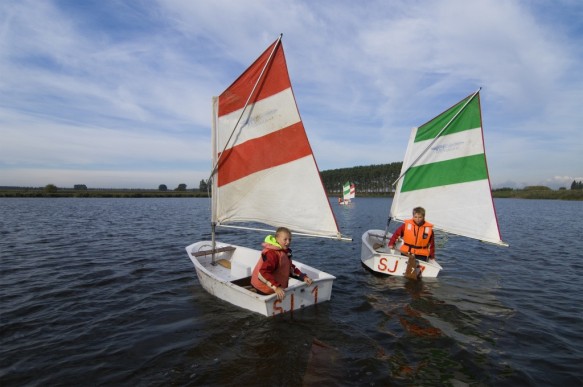 Zeilen op de Boerekreek.