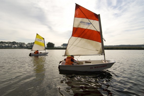 Zeilen op de Boerekreek.