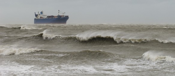 Storm op zee
