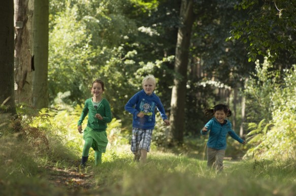 Kinderen in de natuur.