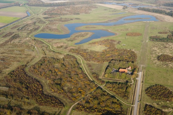 Luchtfoto van de Braakman