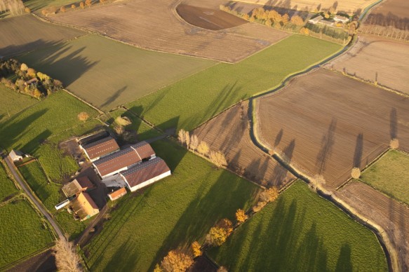 Moderne boerderij.