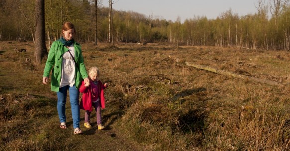 Op stap in de natuur.