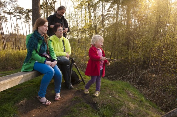 Genieten van de natuur.