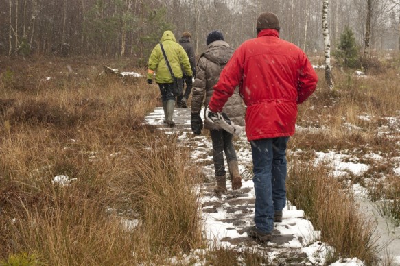 Wandelen in de natuur.
