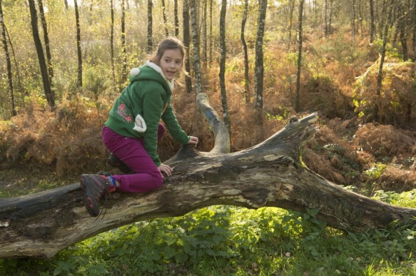 Kind in de natuur