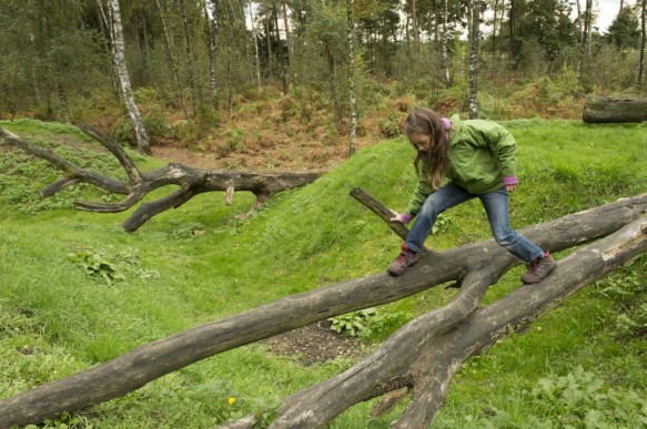 Kind in de natuur
