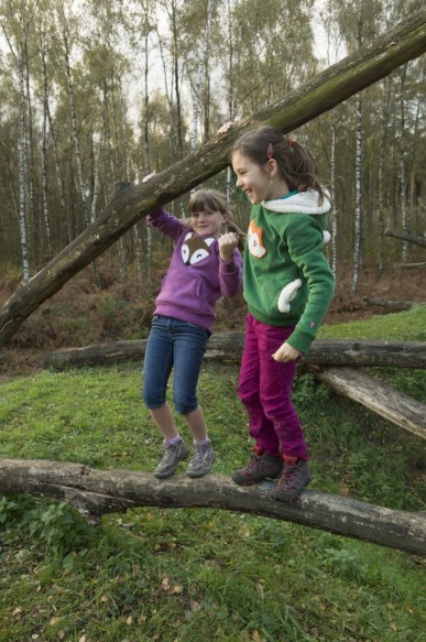 Kinderen in de natuur.