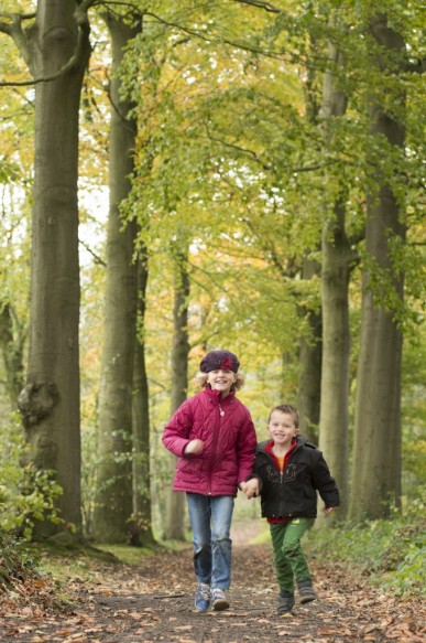 Kinderen in de natuur.