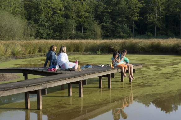 Kinderen in de natuur.