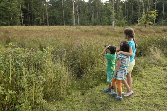Kinderen in de natuur.
