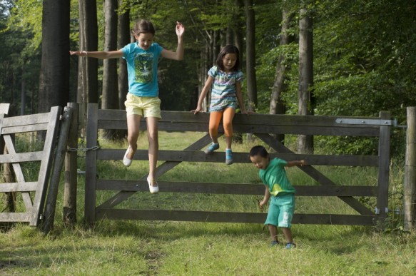 Kinderen in de natuur.