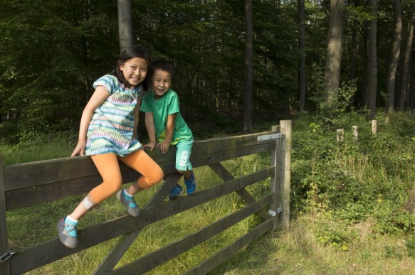 Kinderen in de natuur.