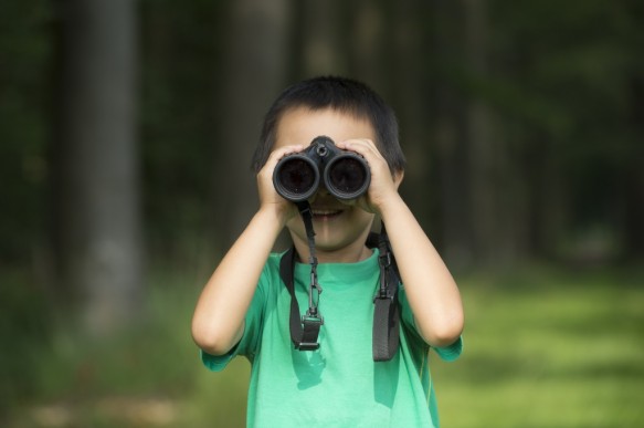 Kinderen in de natuur.