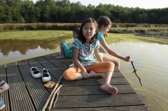 Kinderen in de natuur.